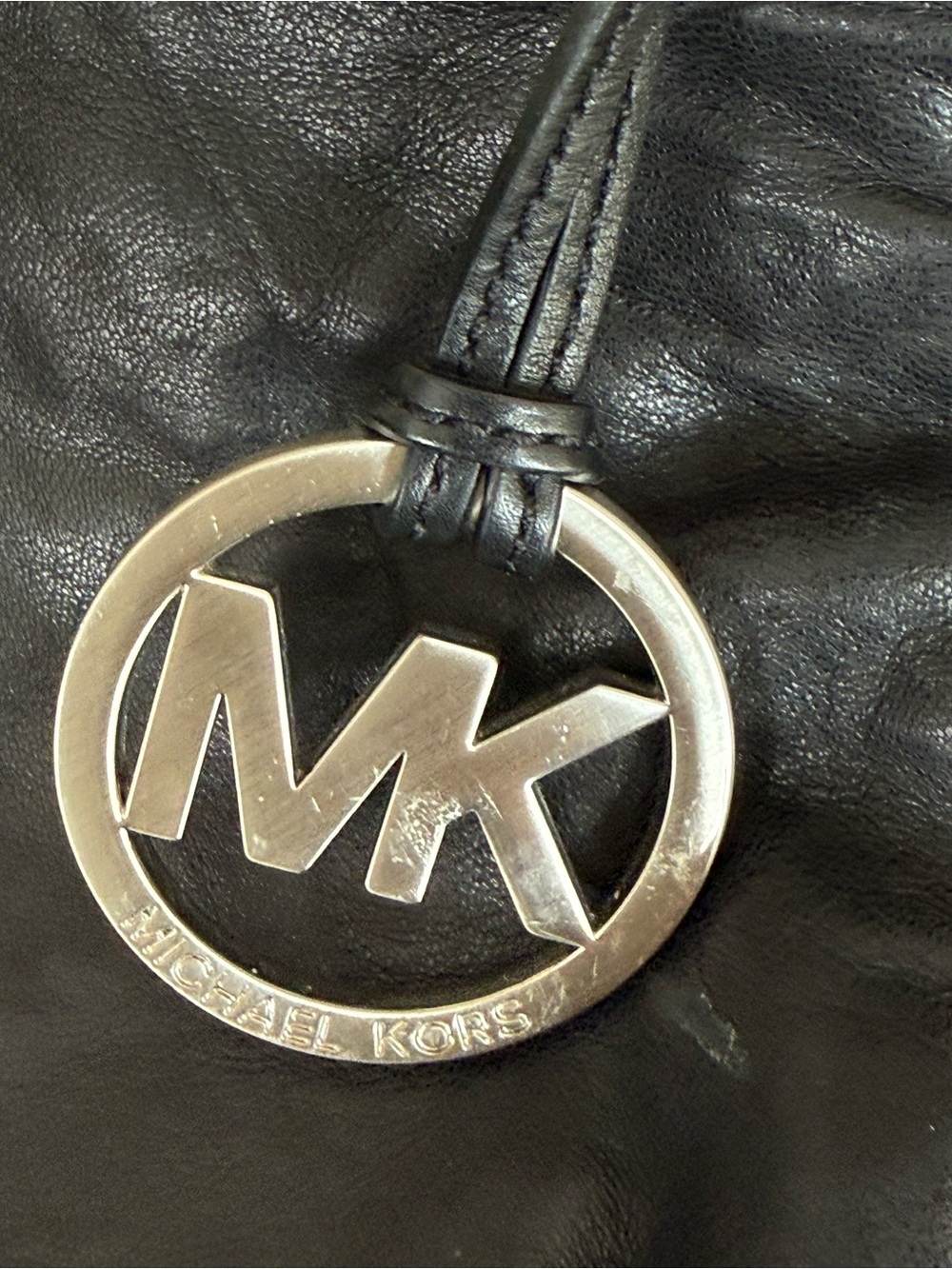 Michael Kors Black Leather Shoulder Bag - Picture 3 of 15